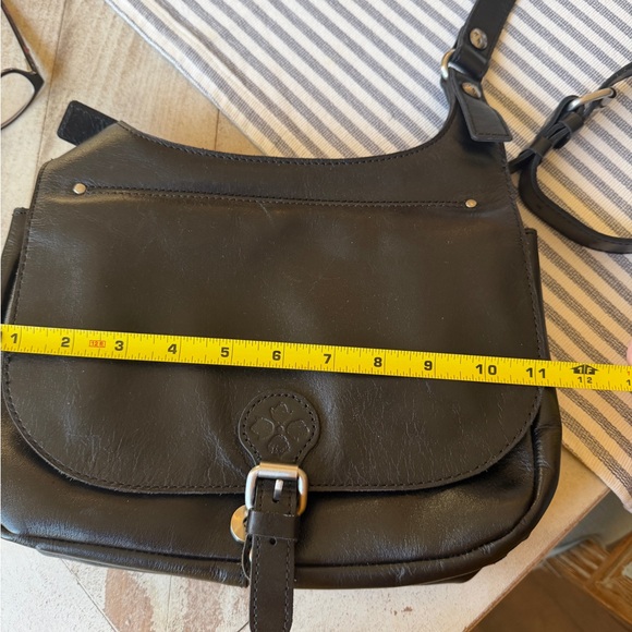 Patricia Nash Black Leather Crossbody Bag - Picture 5 of 6